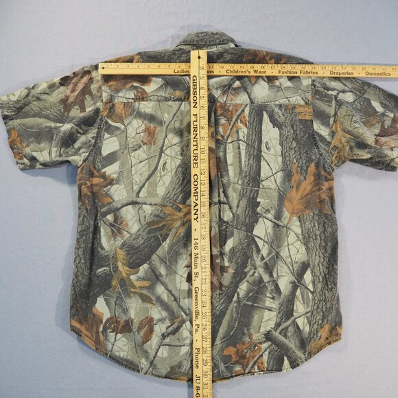 Vintage Supreme Winchester Shirt Mens Large Brown Realtree Hardwoods Camo Hunt - Picture 5 of 9